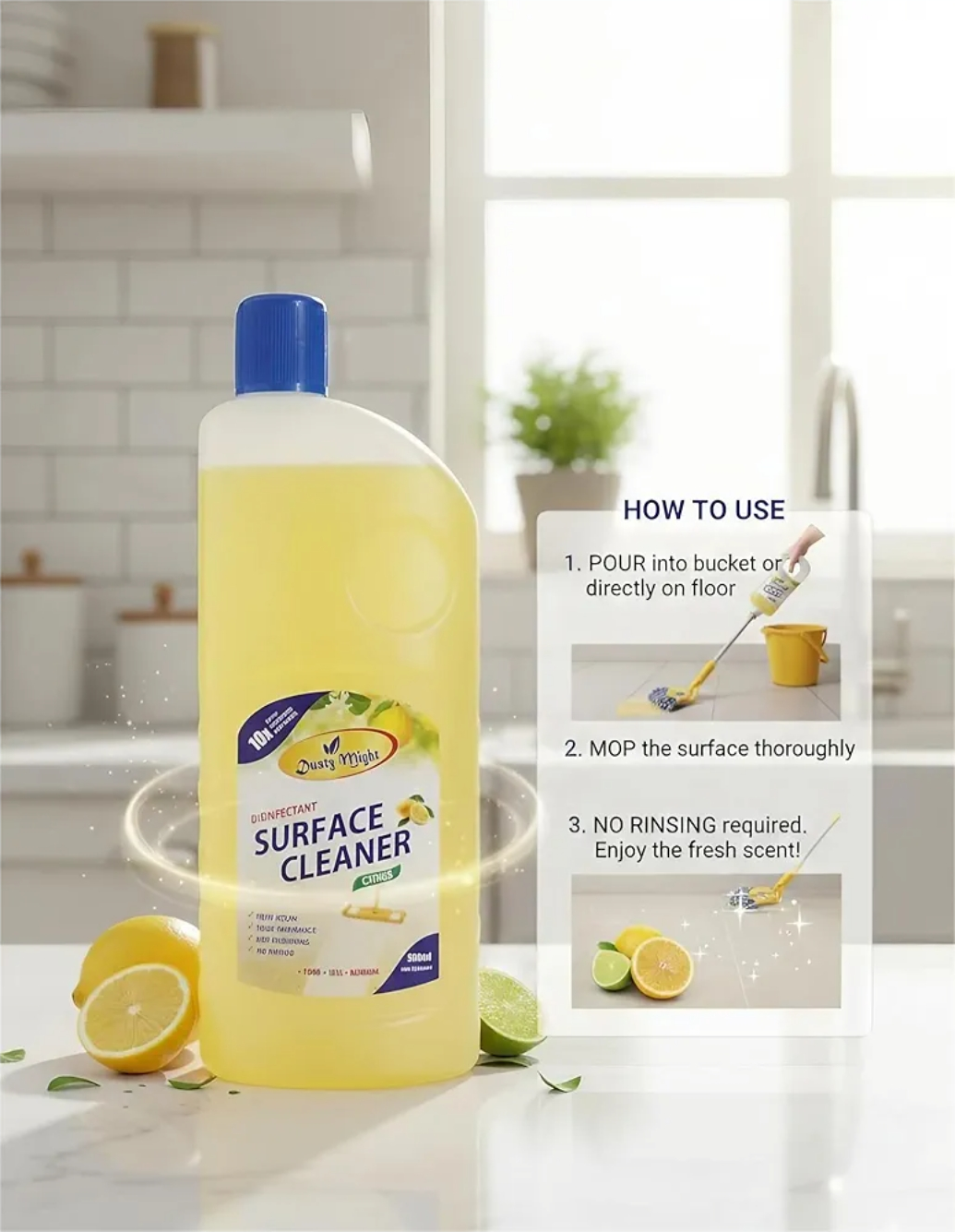 Lizol or  Rinica or Crew Floor Cleaner 500 ml